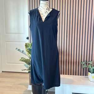 Basic Equipment‎ Women's Sleeveless Black Dress V-Neck Casual Lightweight